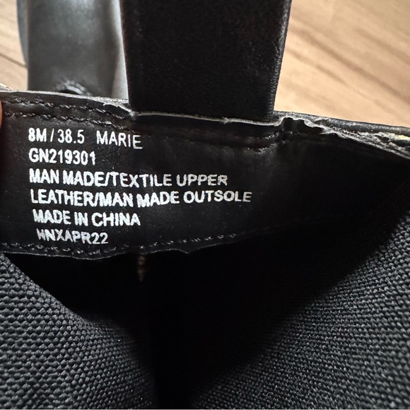 BCBGENERATION Womens Black 1 Platform Marie Round Toe Block Heel Chelsea 8 - Picture 6 of 6